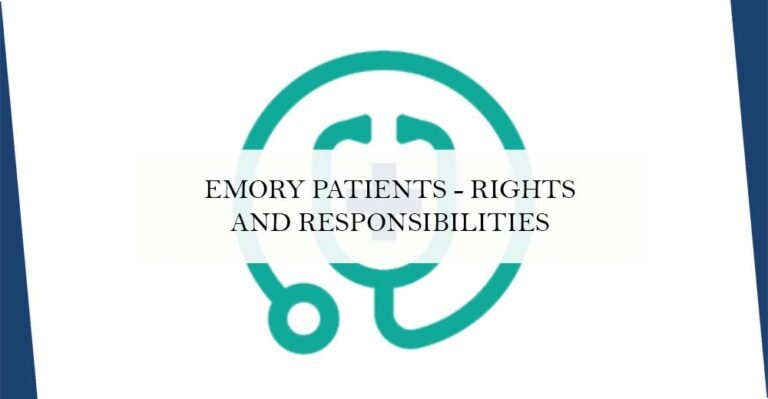 Emory Patients – Rights and Responsibilities
